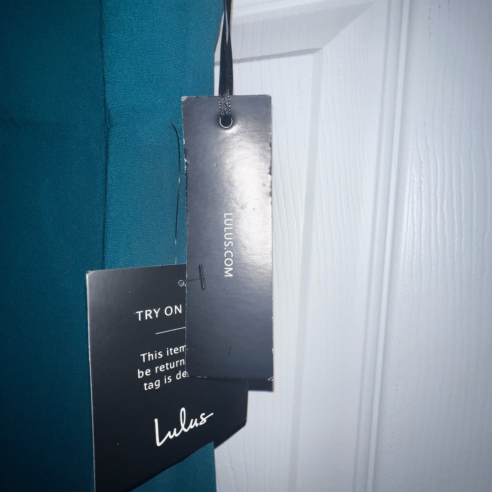 🎁🎀🌟 Lulu’s Green Forest Long Dress Size XL  Party, Wedding Guest Dress - Picture 3 of 7